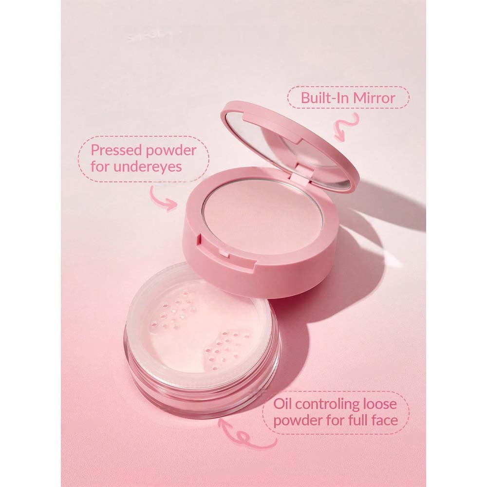 SHEGLAM Insta-Ready Face & Under Eye Setting Powder Duo