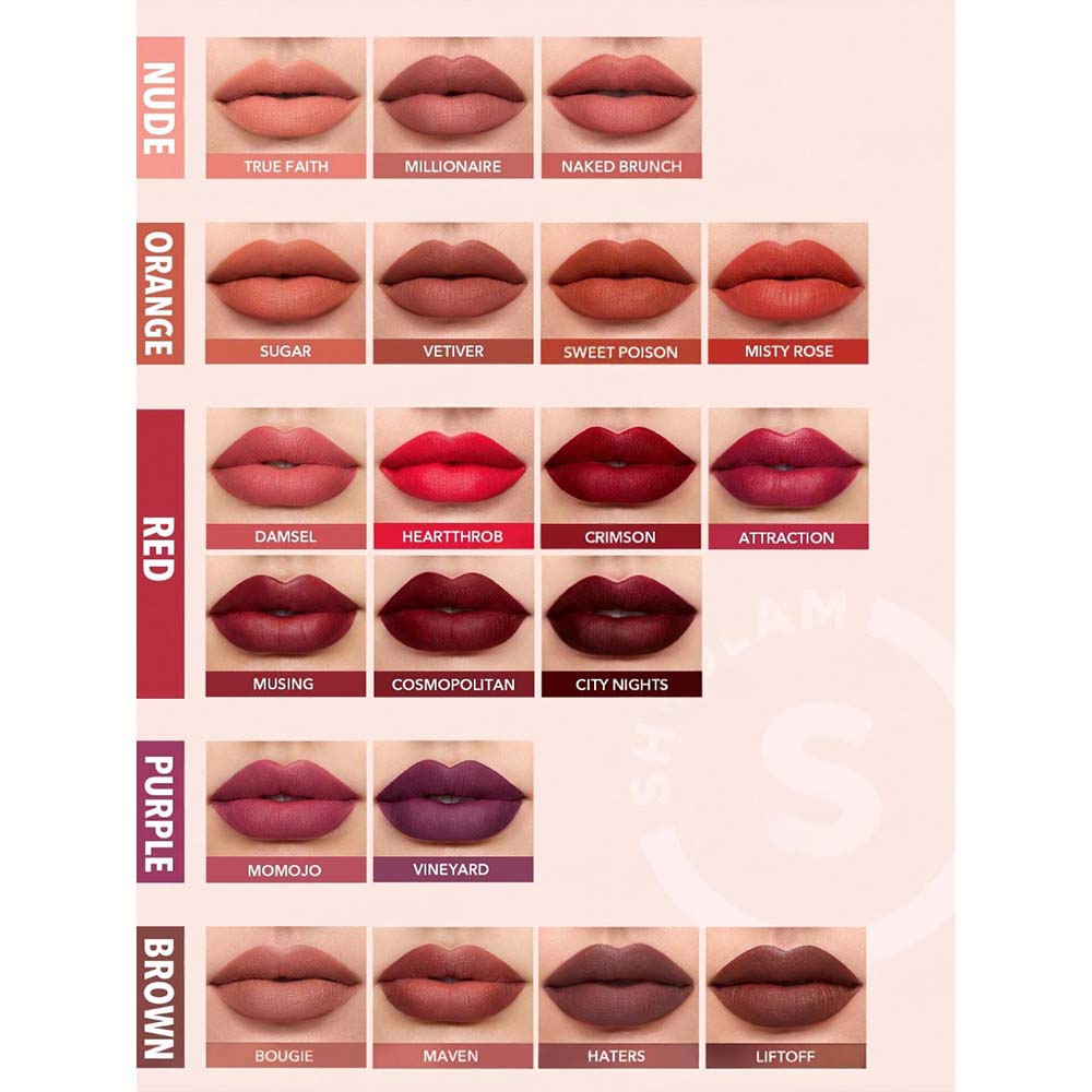 SHEGLAM Matte Allure Liquid Lipstick (Multiple Shades)