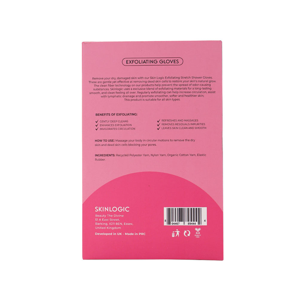 Skinlogic Bath And Body Exfoliating Body Gloves 1 Pair