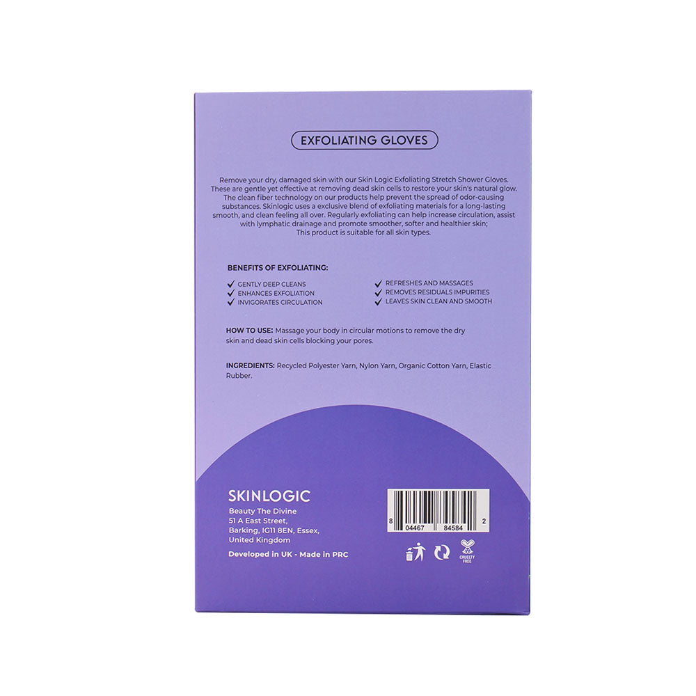 Skinlogic Bath And Body Exfoliating Body Gloves 1 Pair