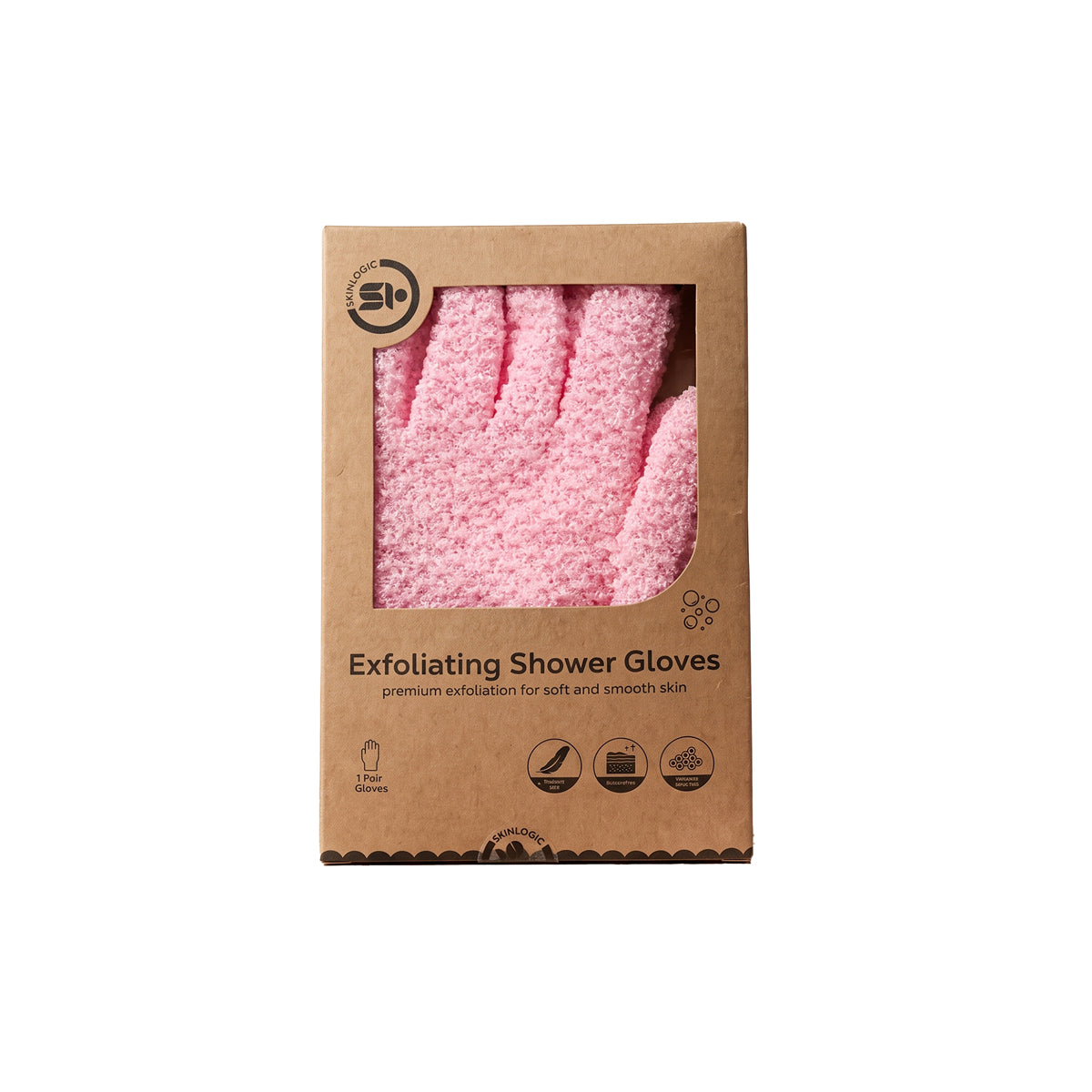 Skinlogic Premium Exfoliating Shower Gloves