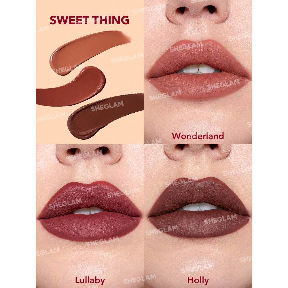 SHEGLAM Matte Allure Mini Liquid Lipstick Set
