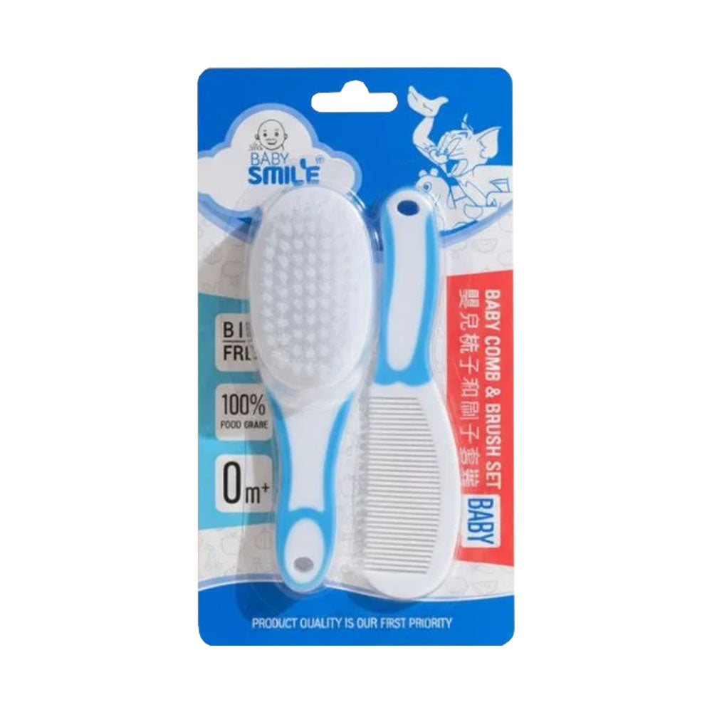 Baby Smile Soft Hair Brush & Comb Set