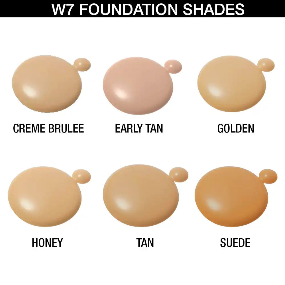 W7 12 Hour Hd Foundation (30ml)
