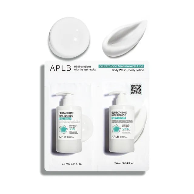 APLB Glutathione Niacinamide Body 2-Types Sachet Set