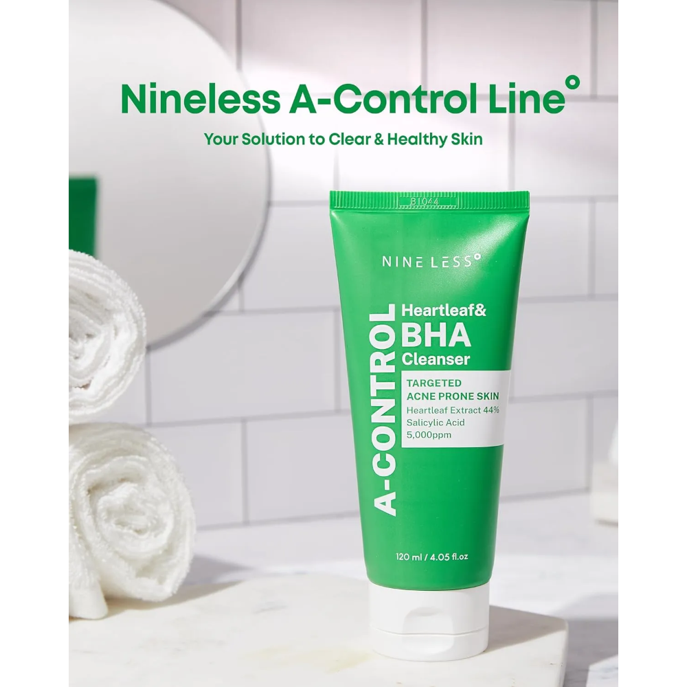 NINELESS - A-Control Heartleaf & BHA Cleanser