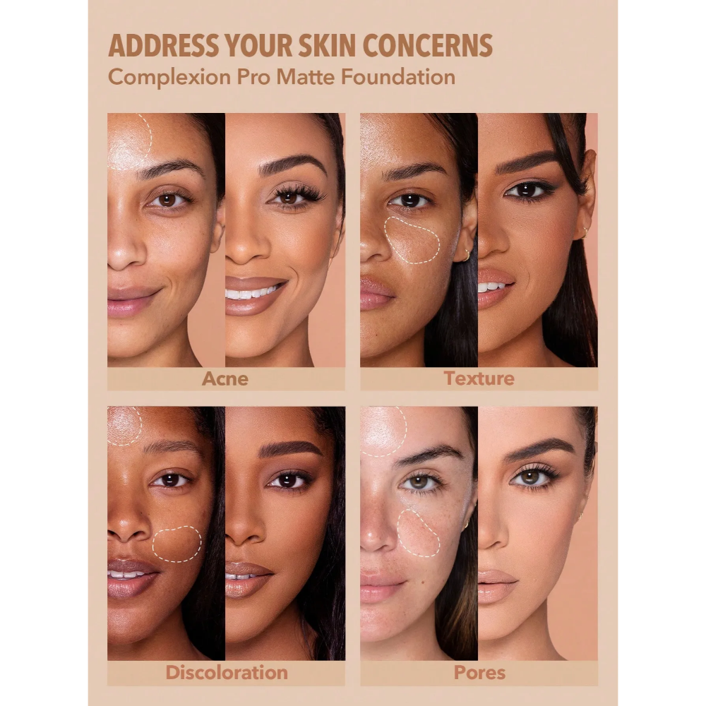 SHEGLAM Complexion Pro Long Lasting Breathable Matte Foundation 30ml