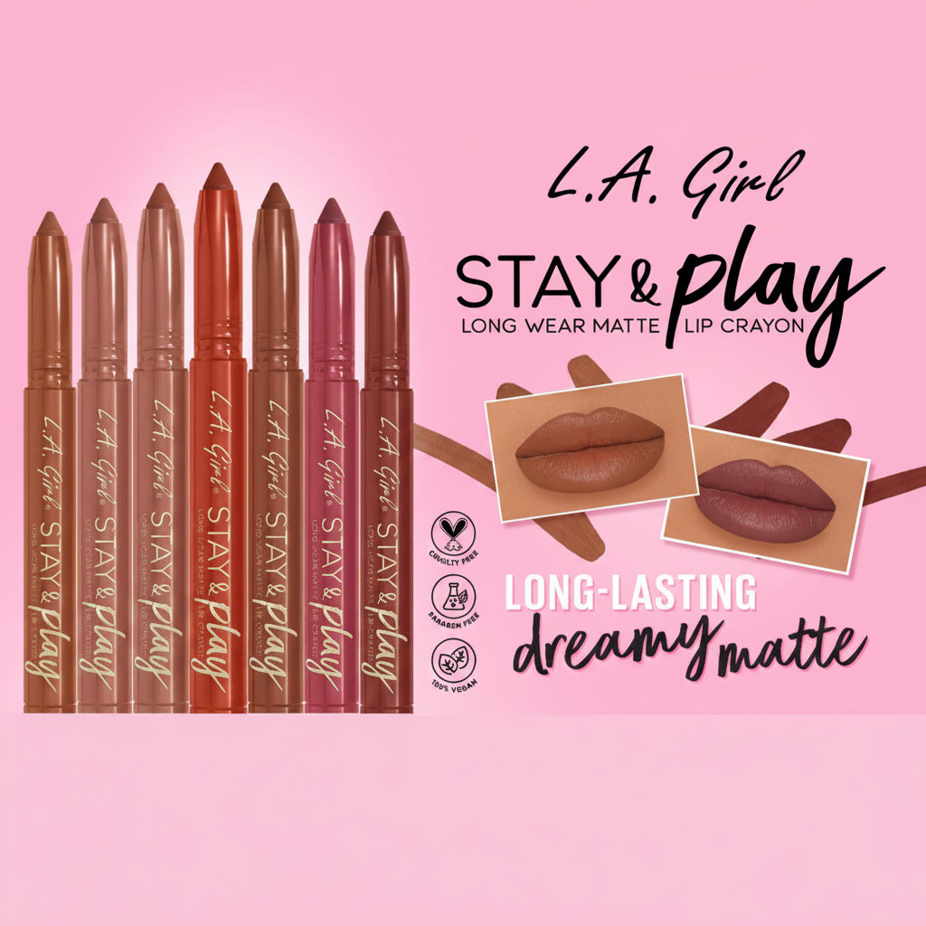L.A Girl Stay and Play Lip Crayon