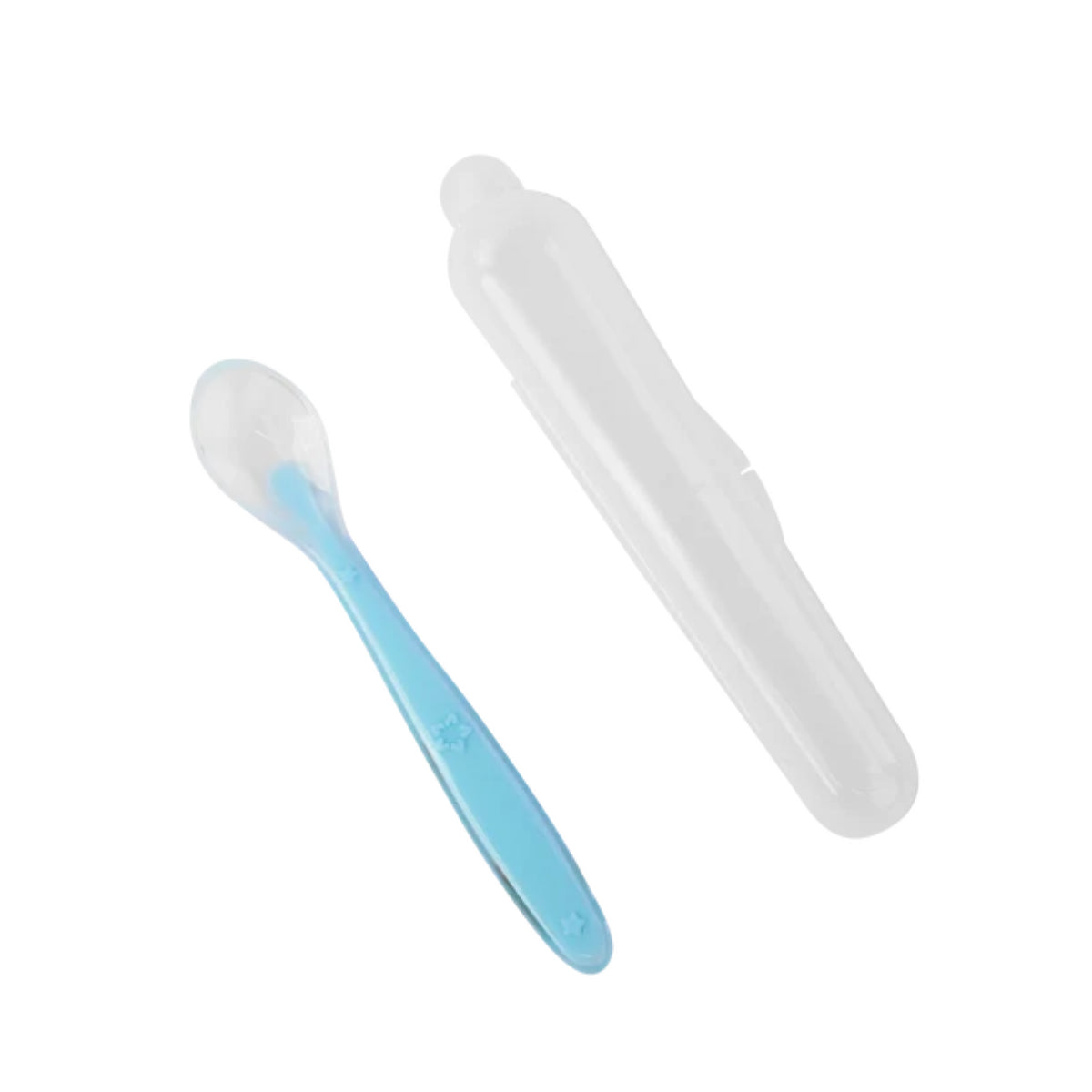 Aiwibi Baby Silicone Chewable Spoon (Blue)