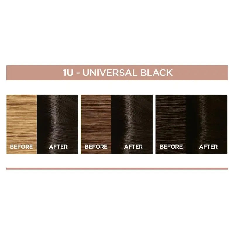 L'Oreal Paris Excellence No Ammonia Triple Care Hair Colour - 1U Universal Black