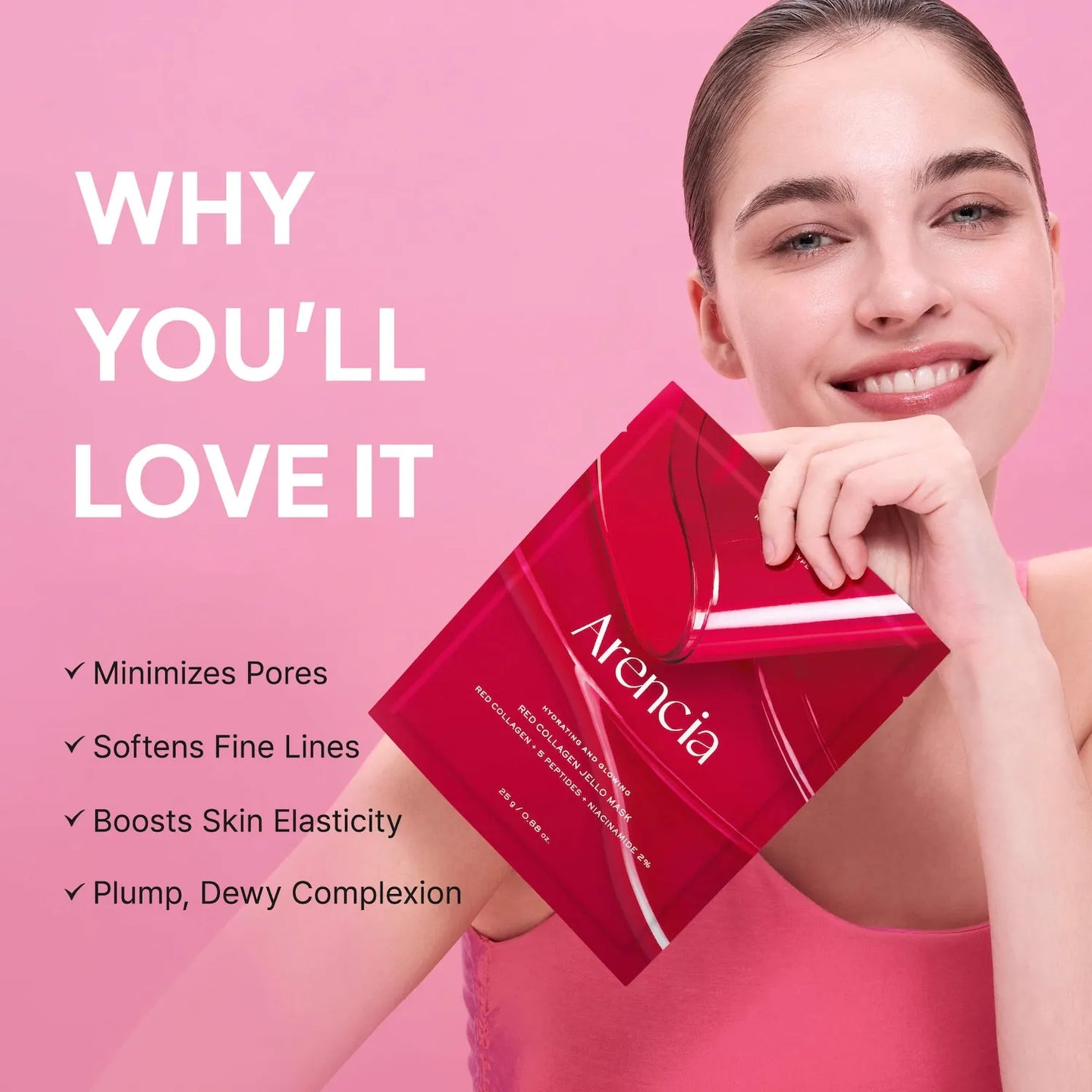 ARENCIA Red Collagen Jello Mask