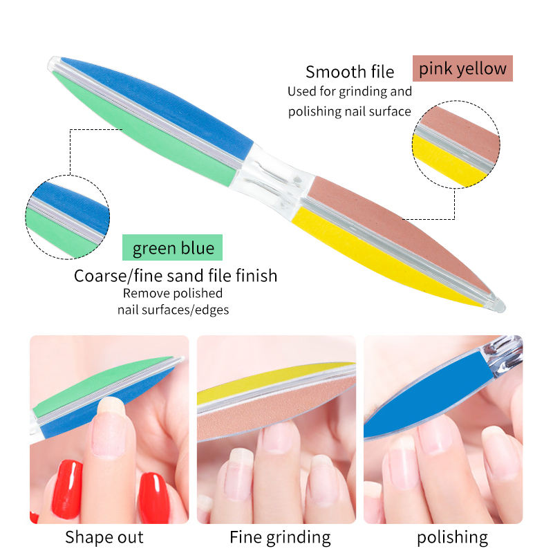 LMLTOP Nail Art Polishing Buffer & Files