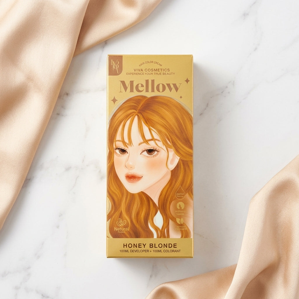 Kota Organic Natural Hair Color Cream - Mellow (Honey Blonde)