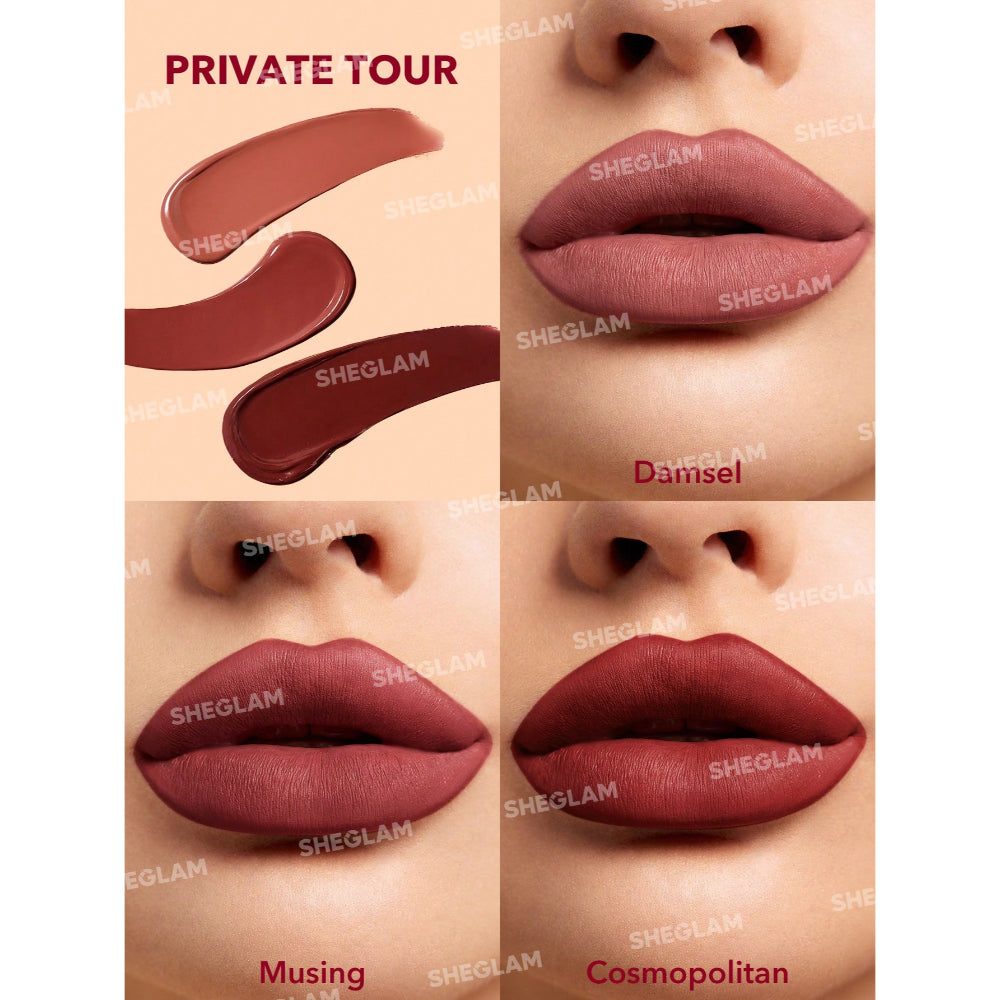 SHEGLAM Matte Allure Mini Liquid Lipstick Set
