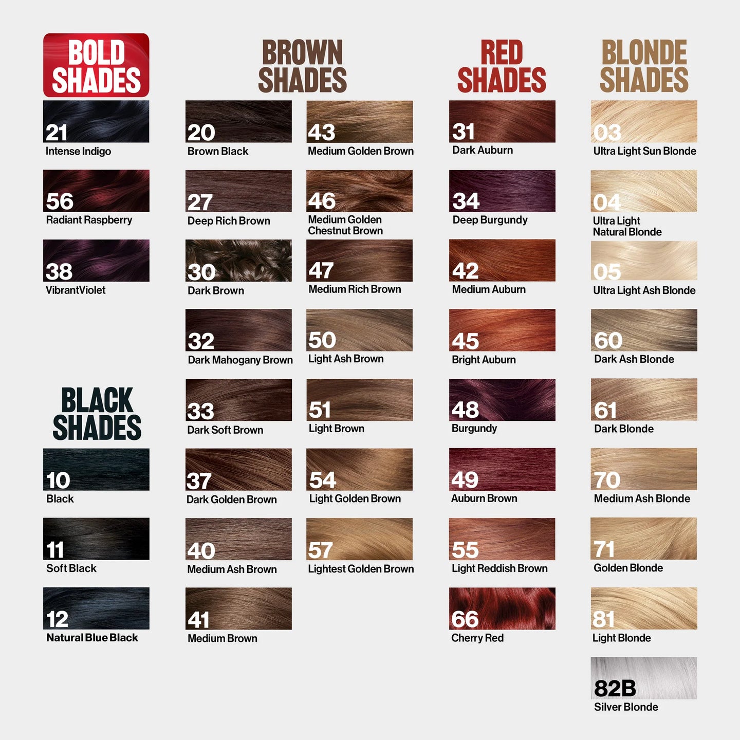 Revlon ColorSilk with Bond Repair Complex Permanent Hair Dye- Brown Black (020)