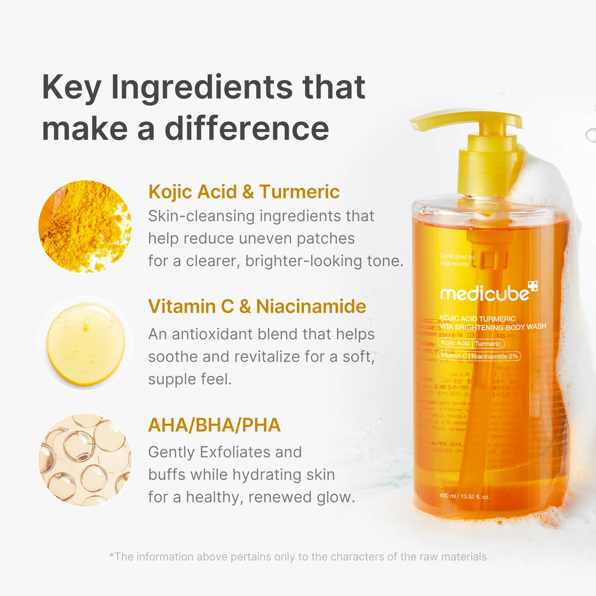 Medicube Kojic Acid Turmeric Brightening Body Wash