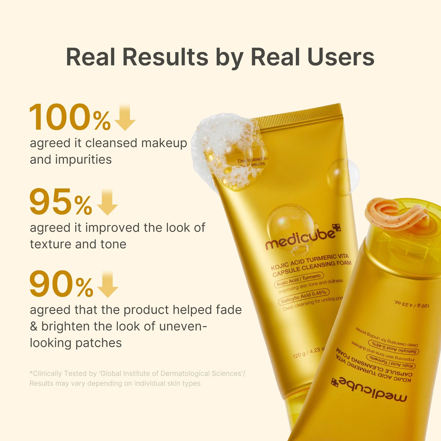 Medicube Kojic Acid Turmeric Vita Capsule Cleansing Foam
