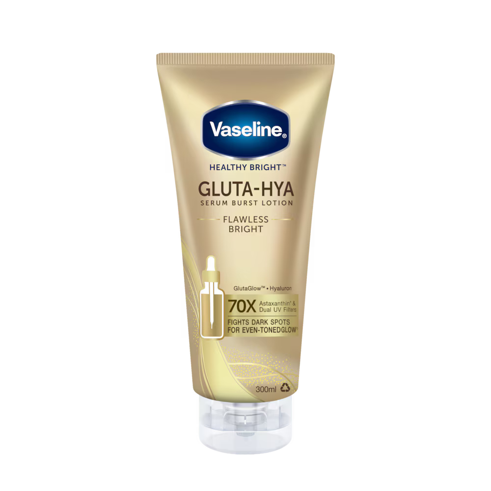 Vaseline Gluta-Hya Serum Burst Lotion Flawless Bright