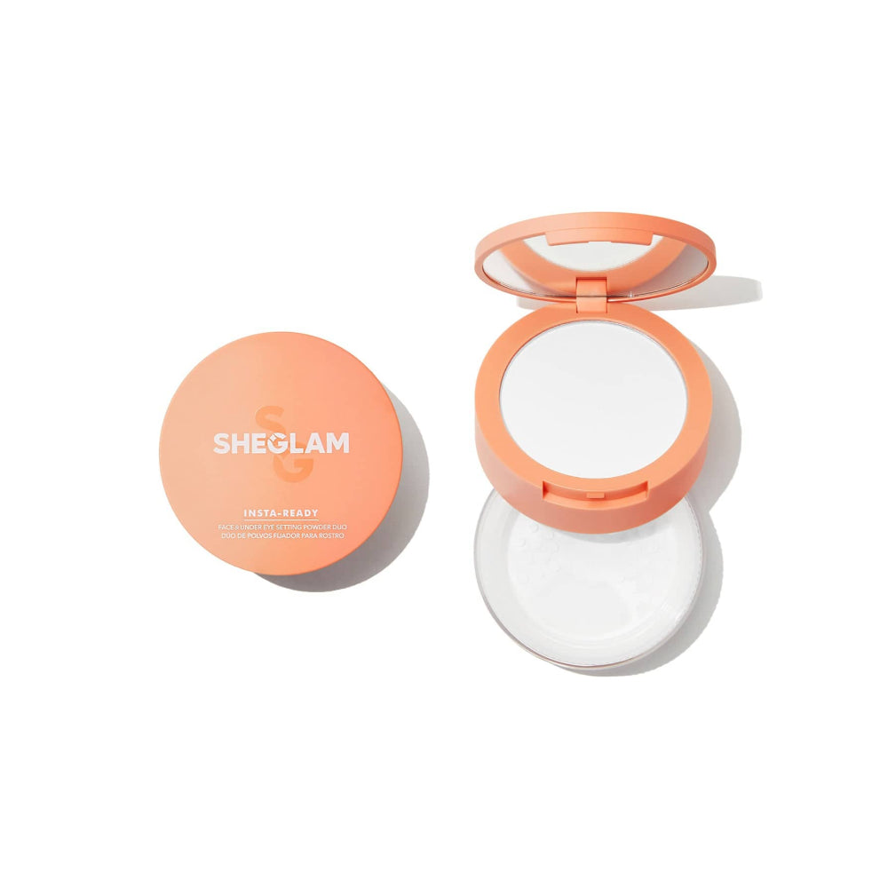 SHEGLAM Insta-Ready Face & Under Eye Setting Powder Duo (7g*2)