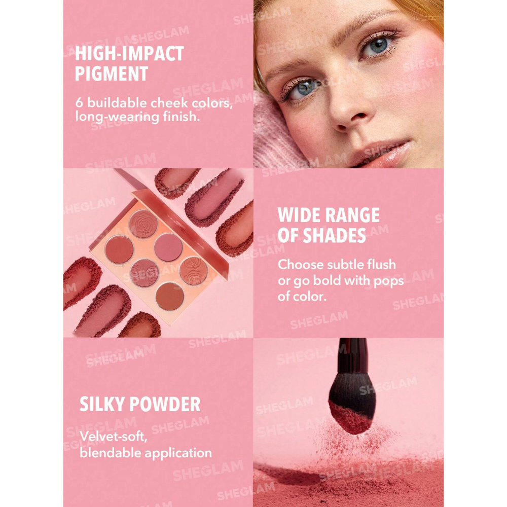 SHEGLAM Floral Flush Blush Palette