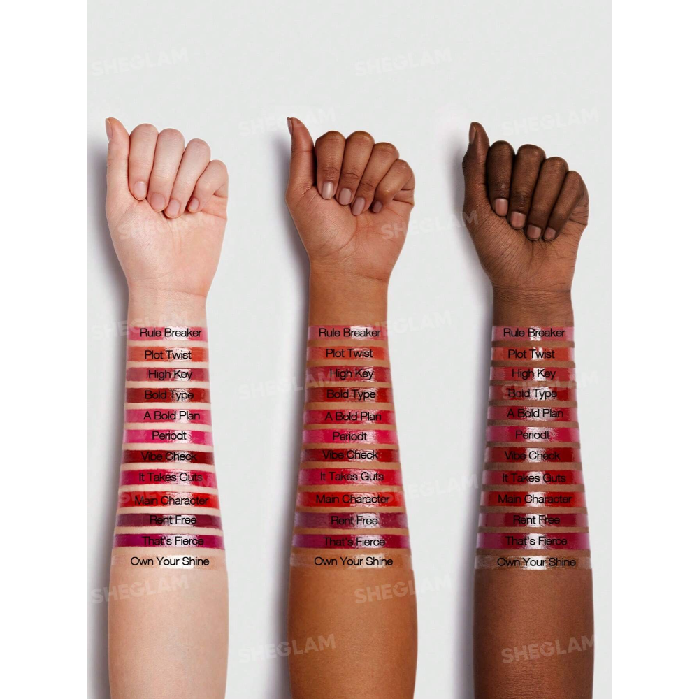SHEGLAM Mirror Kiss High-Shine Lipstick