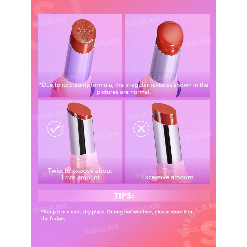 SHEGLAM Mirror Kiss High-Shine Lipstick