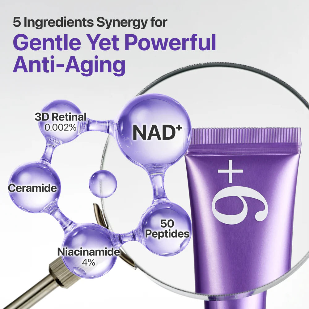 numbuzin - No.9 NAD+ Retinal Volumetox Eye Cream
