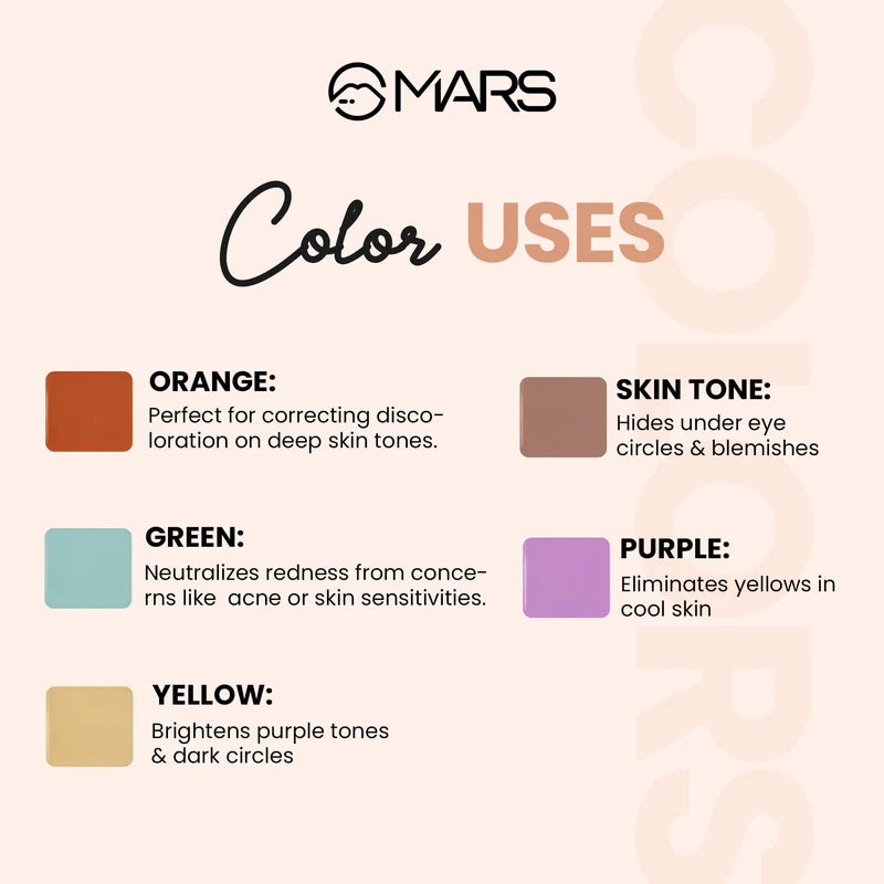MARS Cover Rangers Creamy Matte Concealer Palette (24g)