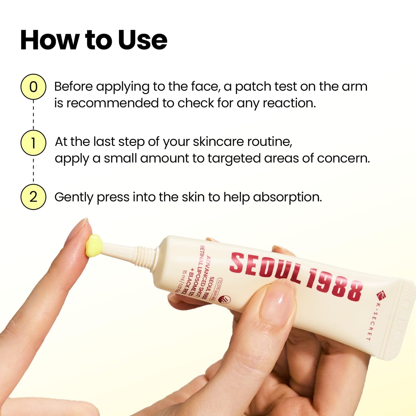 K-SECRET SEOUL 1988 Advanced Shot : Retinal Liposome 12% + Black Rice