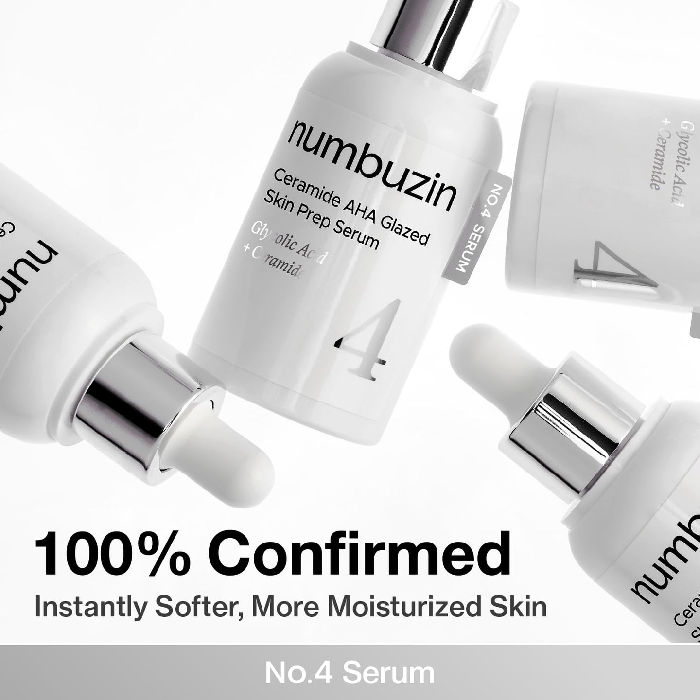 numbuzin No.4 Ceramide AHA Glazed Skin Prep Serum