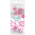 Gillette Venus Simply 2 Basic Women's Razor Blade 5pcs Pack