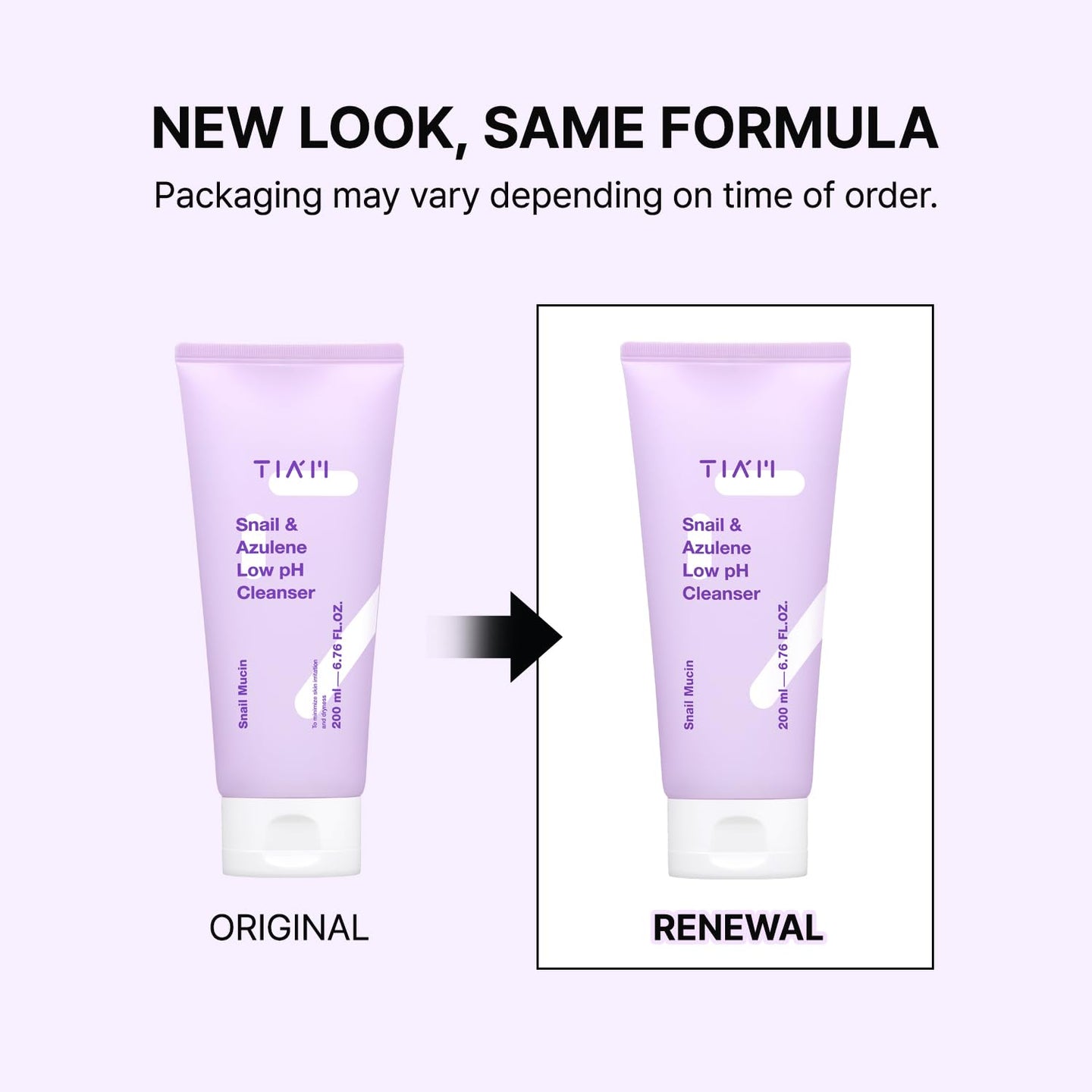 TIAM Snail & Azulene Low pH Cleanser