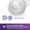Philips Avent Baby Bottles with Natural Response Nipple, Flow 2, 0m+