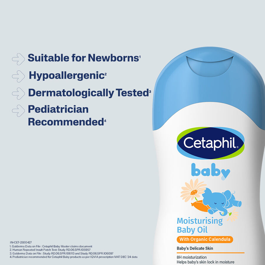 Cetaphil Baby Moisturizing Oil With Organic Calendula 200ml