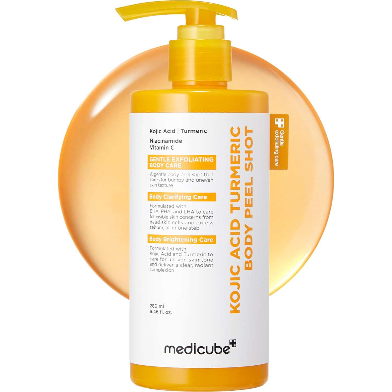 Medicube Kojic Acid Turmeric Body Peel Shot