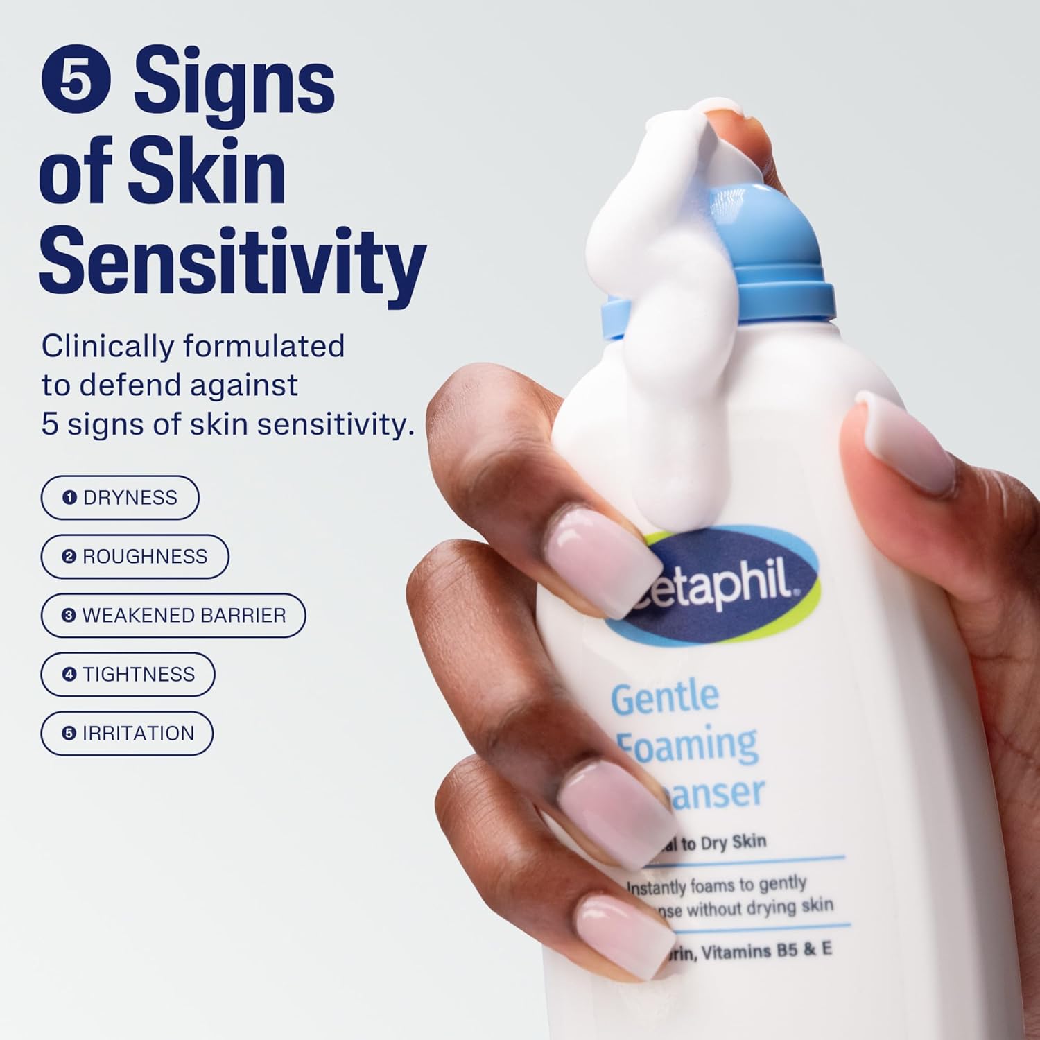 Cetaphil Gentle Foaming Cleanser for Dry To Normal Skin