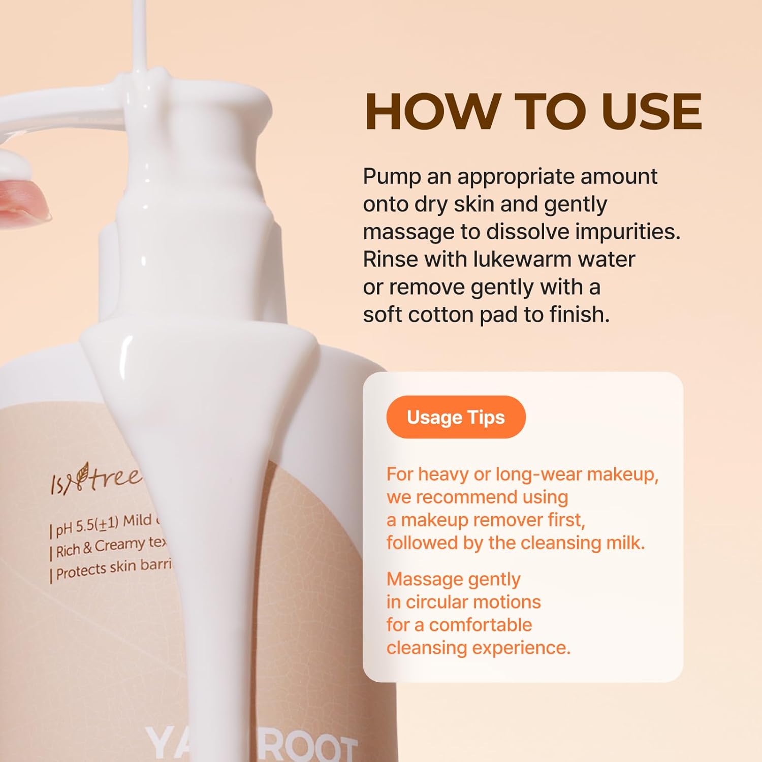 Isntree Yam Root Vegan Milk Cleanser