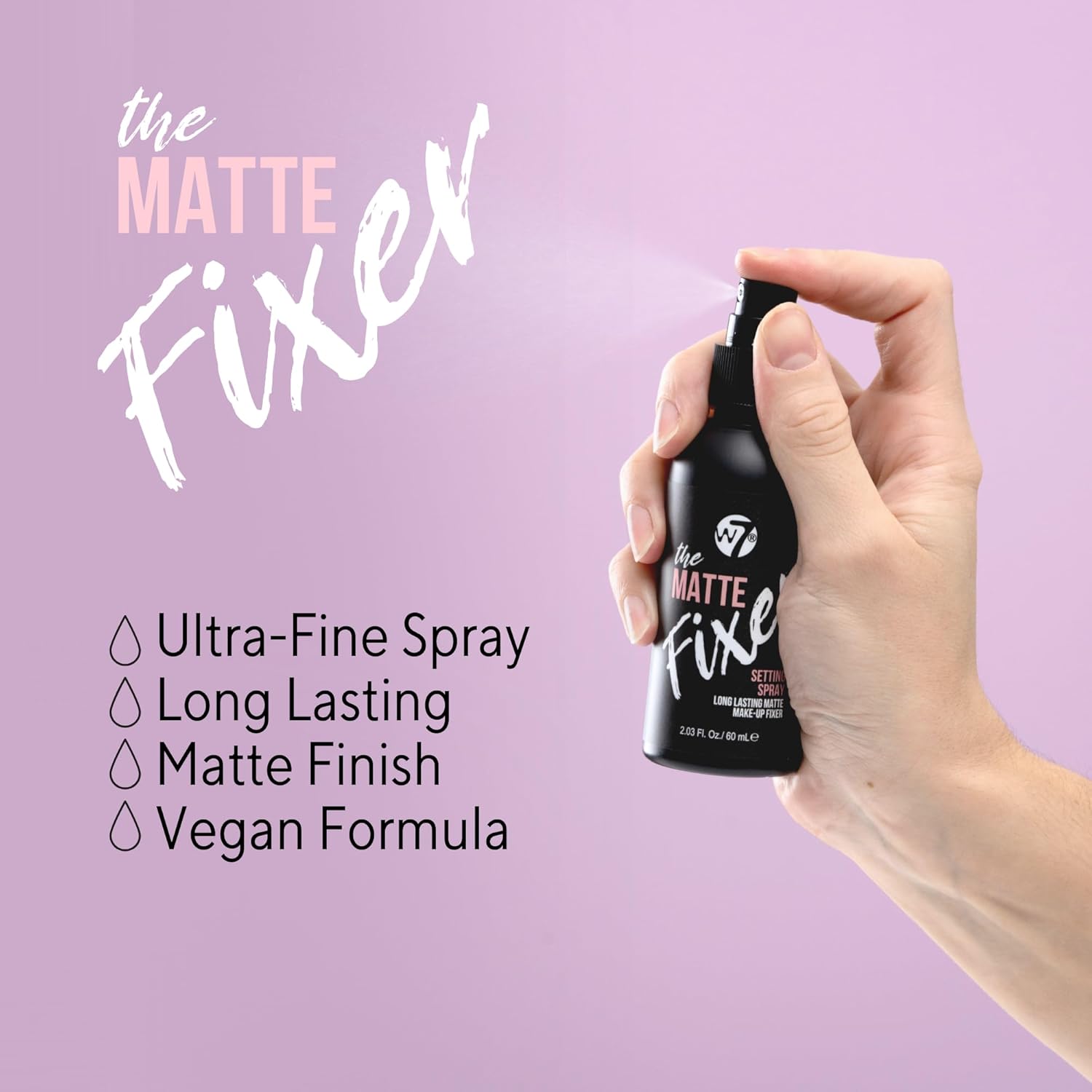 W7 The Matte Fixer Makeup Setting Spray