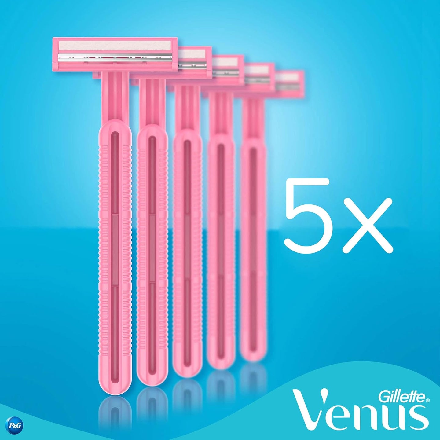 Gillette Venus Simply 2 Basic Women's Razor Blade 5pcs Pack