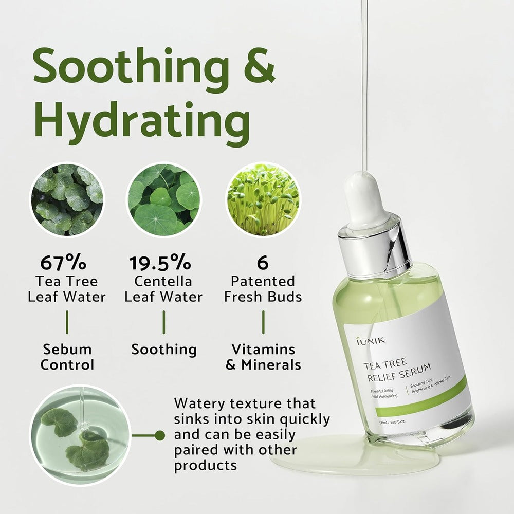 [iUNIK] Centella Edition Skincare Set (60 ml Gel Cream + 15 ml Serum)