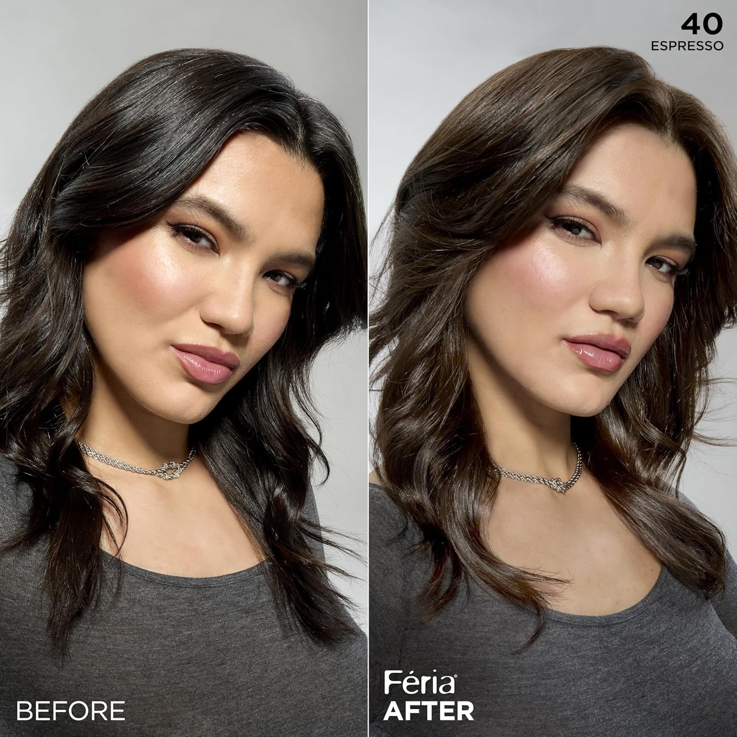 L'Oreal Paris Feria Multi-Faceted Shimmering Permanent Hair Color -  40 Espresso