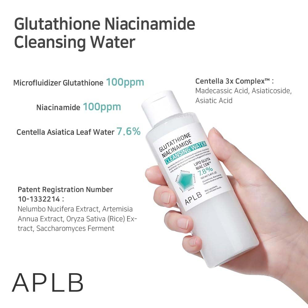 APLB Glutathione Niacinamide Cleansing Water