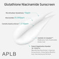 APLB Glutathione Niacinamide Sunscreen