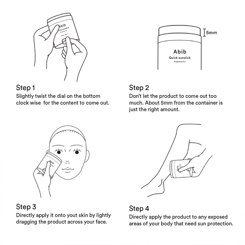 Abib Quick Sunstick Protection Bar SPF50+ PA++++ 22g