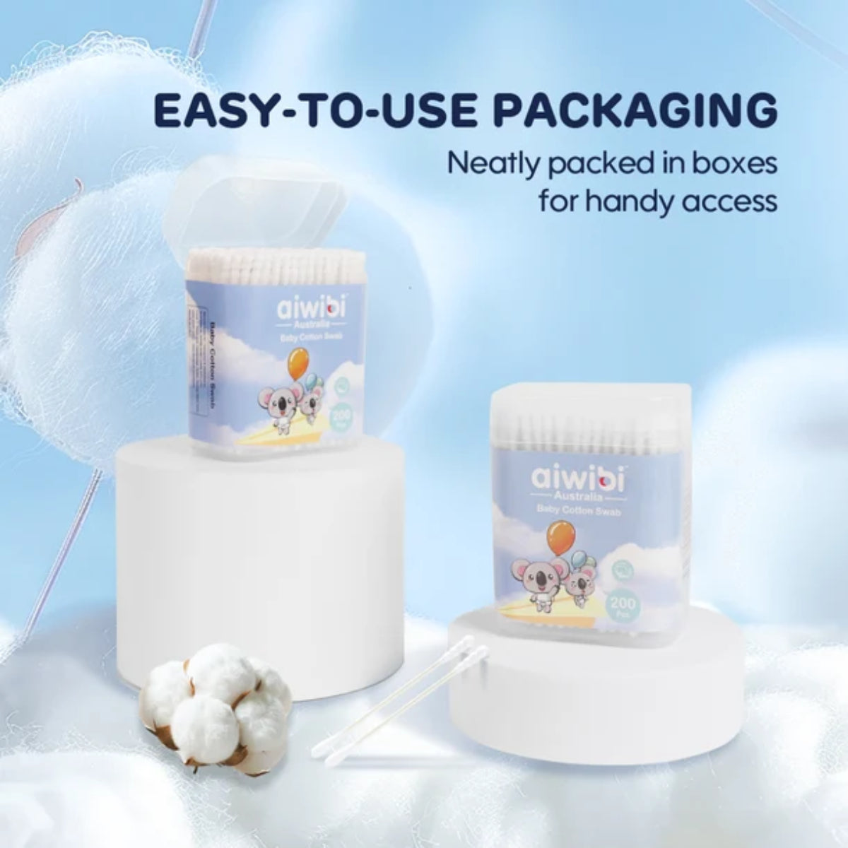 Aiwibi Baby Cotton Swab