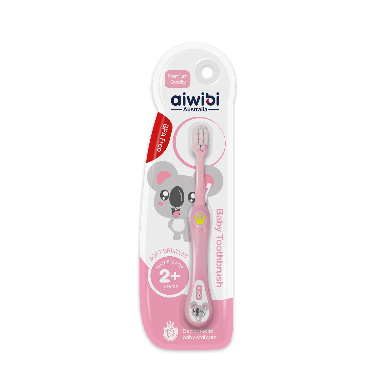Aiwibi Baby Toothbrush for Baby 2 Years+