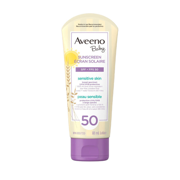 Aveeno Baby Sensitive Skin Mineral Sunscreen SPF 50