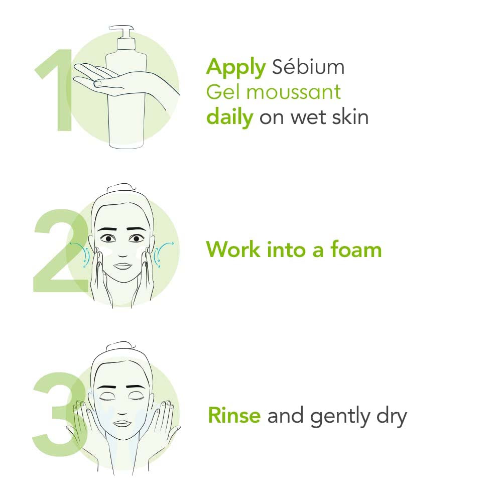 Bioderma Sebium Gel Moussant Purifying Cleansing Foaming Gel