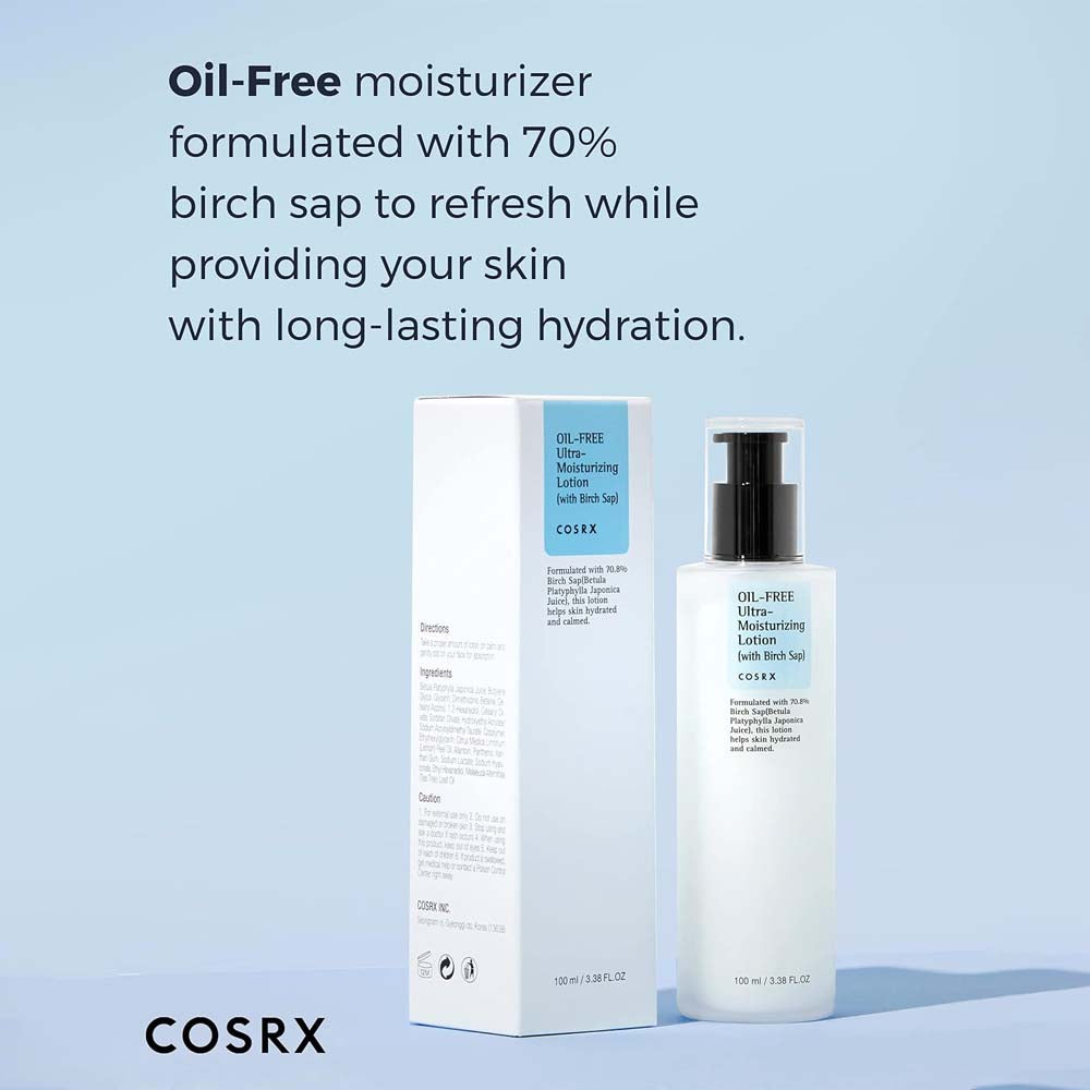 COSRX Oil-Free Ultra-Moisturizing Lotion with Birch Sap