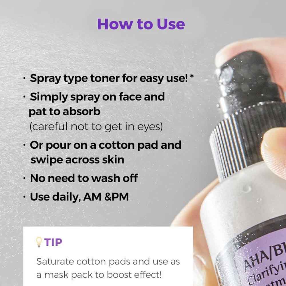 COSRX AHA/BHA Clarifying Treatment Toner